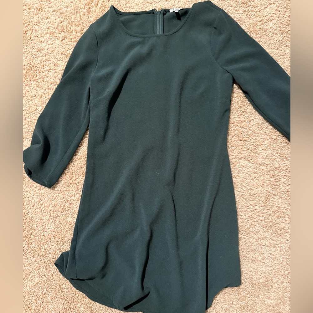 [Tobi] Green Long Sleeve Dress